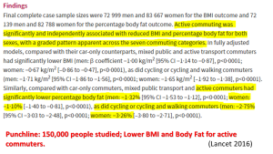 Lancet Active Commuting